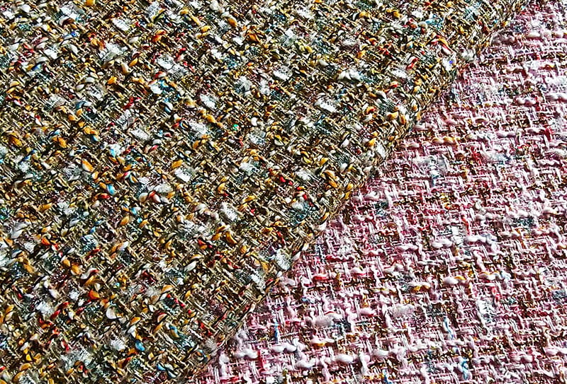 450mg 148cm Tweedstoff/chanel-inspirert stoff som passer til vesker/sko 1722